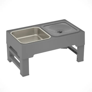 Alzador de platos para perros con altura ajustable