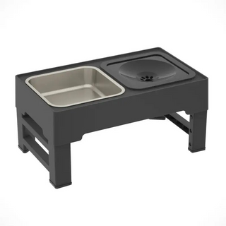 Alzador de platos para perros con altura ajustable
